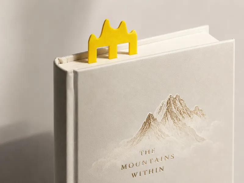 山间一页书签 Mountain Bookmarker