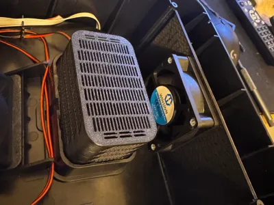 Sunlu S4 extended silica gel + 4x fan airflow mod