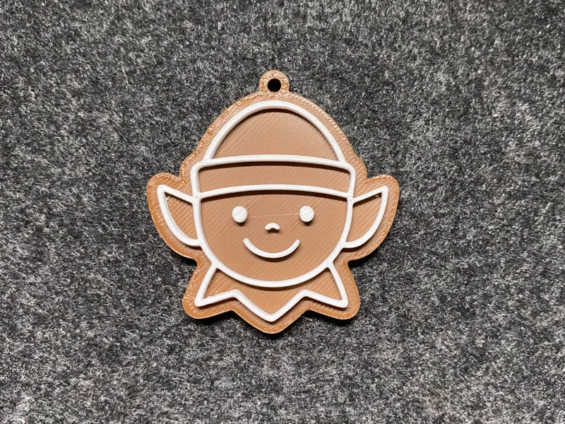 Elf Gingerbread for christmas tree