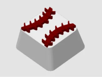 Baseball Keycap