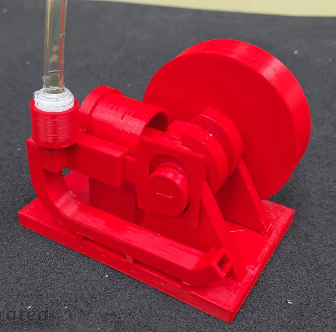 Miniatura 1 do modelo 3D Single Cylinder Air Engine V2