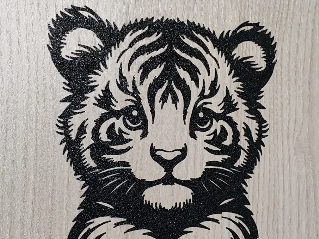 Tiger Cub 2d wall art