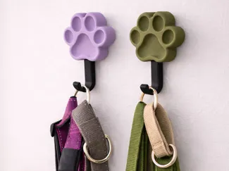 Dog Paw Print Hook - Wallmount