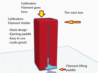 Ejecting Calibration Filament Holder