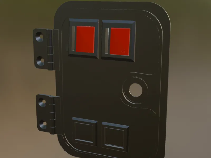 Arcade Cabinet Coin Door (Aesthetic & Functional)