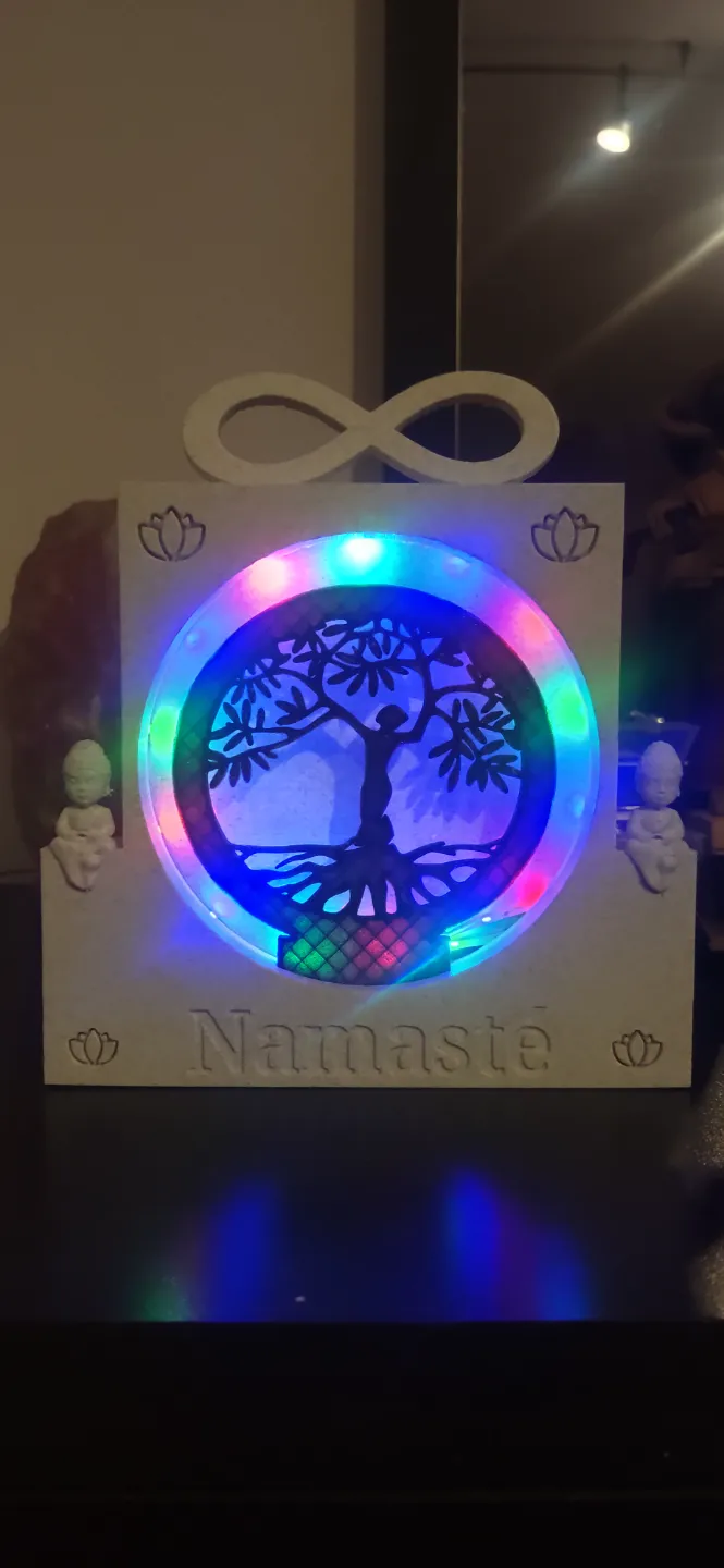Lampe arbre de vie ( Namasté)