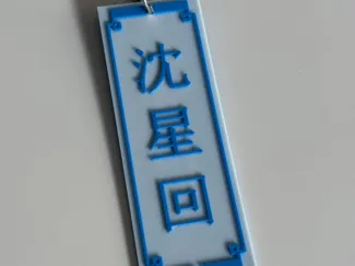 Xavier / Lumiere in chinese LADS keychain