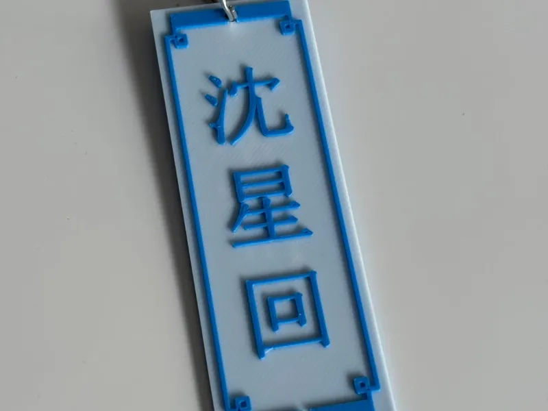 Xavier / Lumiere in chinese LADS keychain