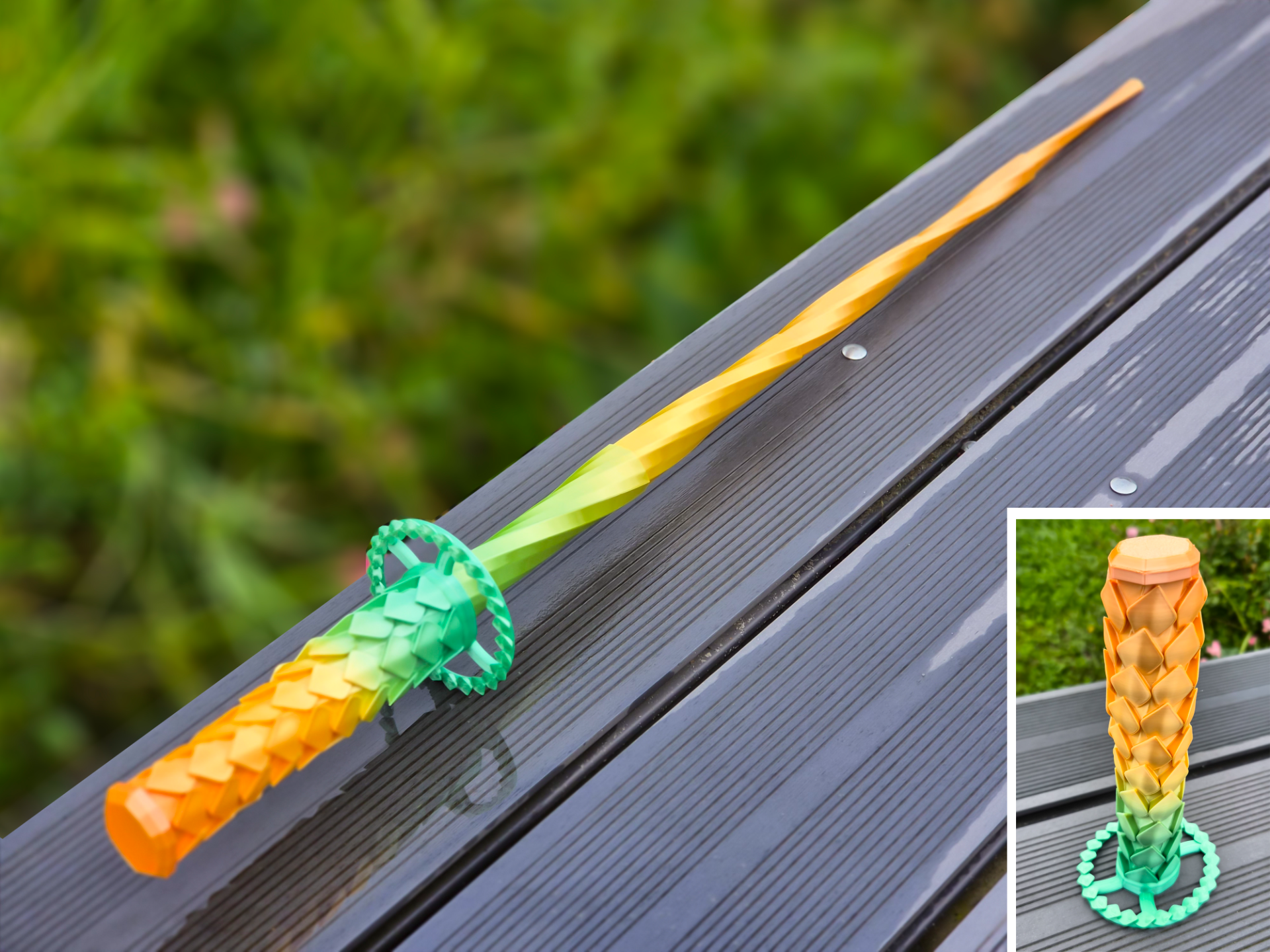 Dragon Twisting Katana - 3D printed Other Toys & Games, in stock in India