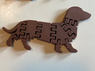 Dachshund Flexi Toy