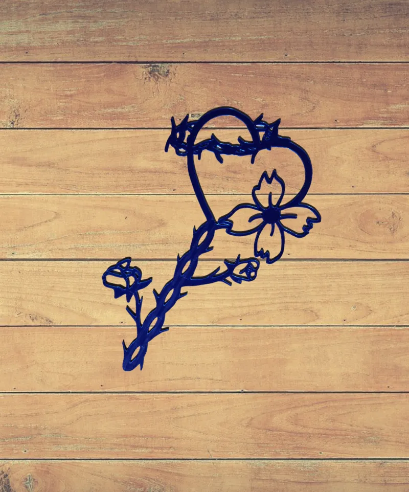 Rose Heart Art