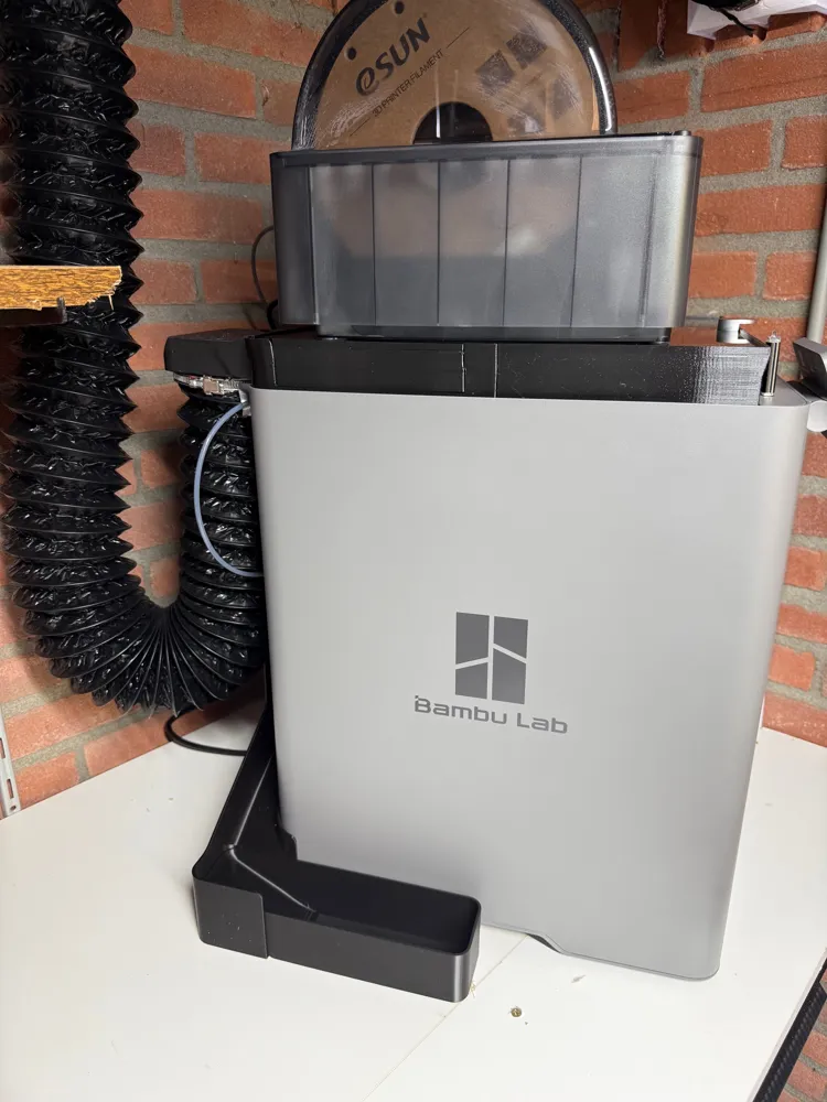 P2S P1S top cover exhaust 100, 85, 80, 75 mm - Free 3D Print Model ...