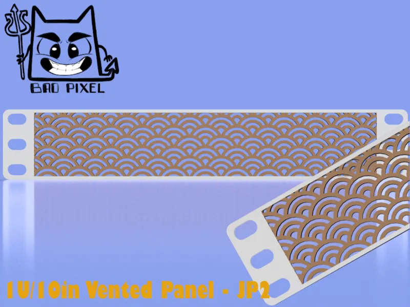 10" 1U Vented Panel - JP2