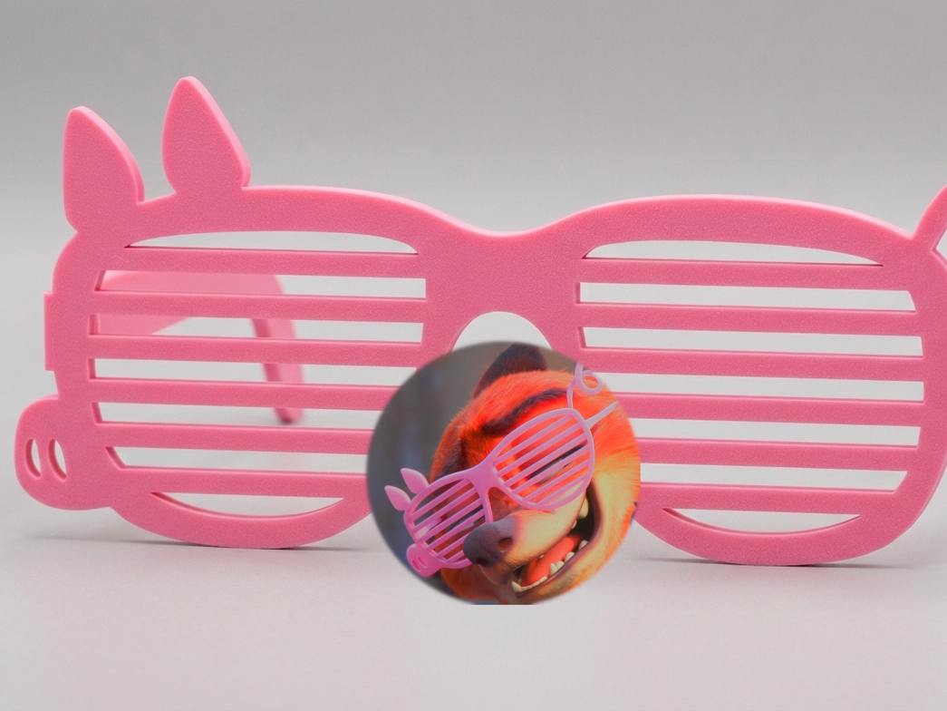 Nick's Pig-Style Shutter Shades from Zootopia