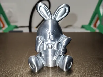 Easter Bunny with flower