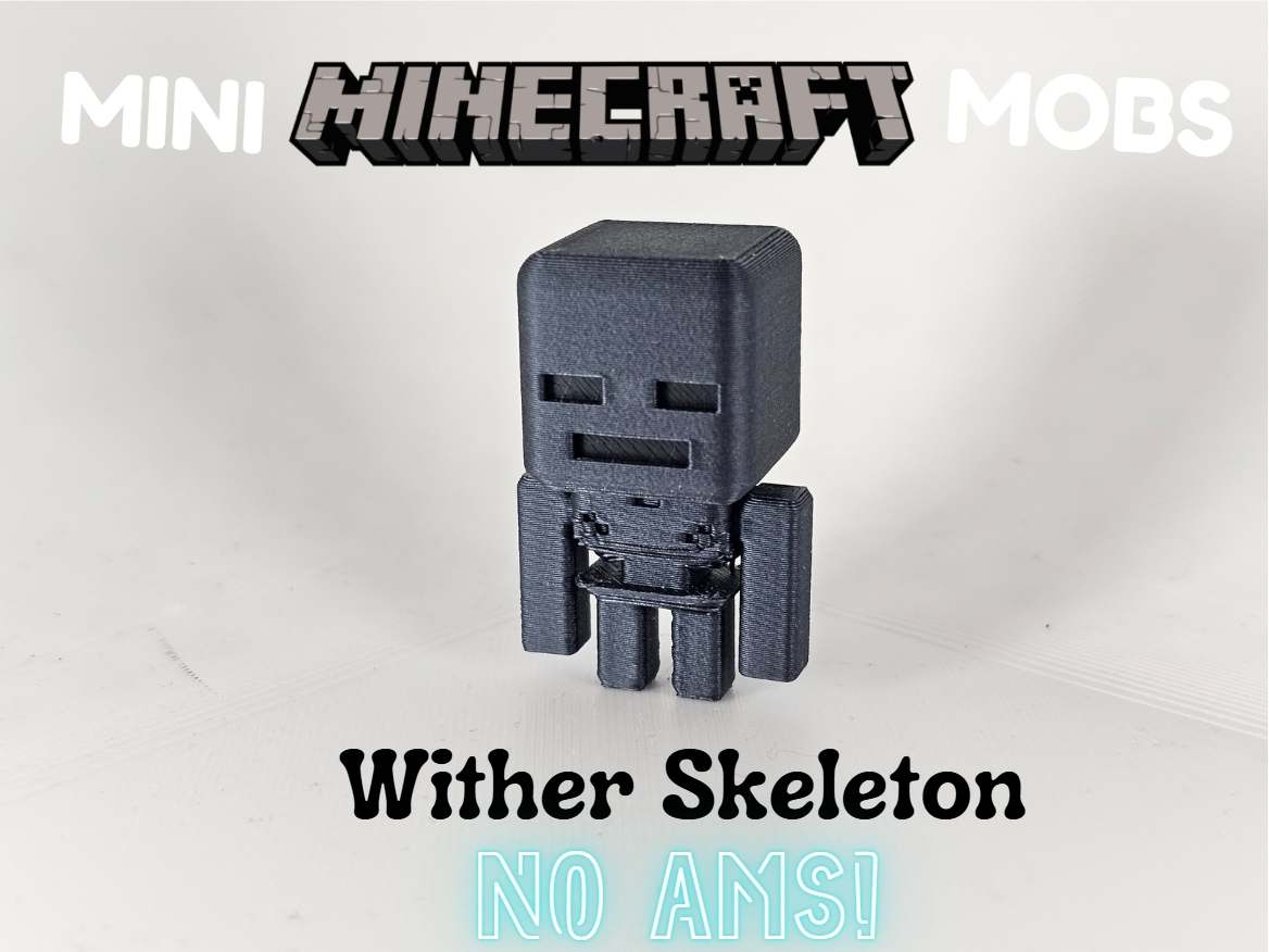 Mini Minecraft Mobs No AMS Wither Skeleton
