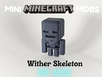 Mini Minecraft Mobs No AMS Wither Skeleton