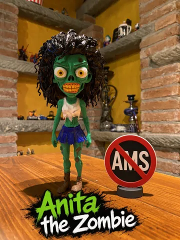 Accesorio para impresora 3D: Anita the Zombie — vista de referencia 2