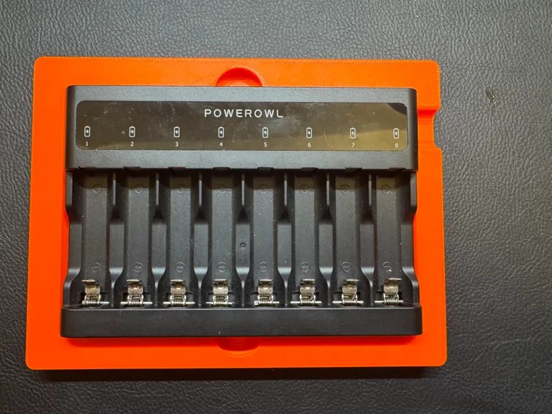 AA/AAA Battery Charger holder Gridfinity