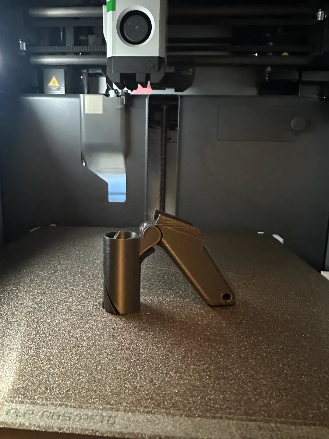 Print in place shotgun ChapStick keychain view 2