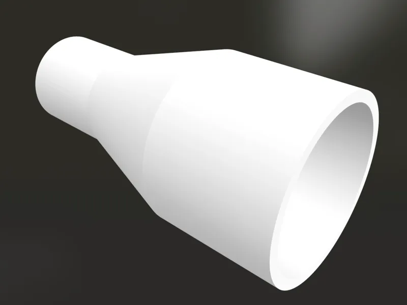 Absaug-Reduzierstück 75 mm auf 35 mm