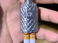 x2龙鳞烟嘴（三种规格+口径测试）