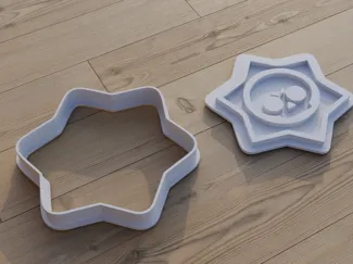 Brawl stars logo cooki cutter Star Anniversaire