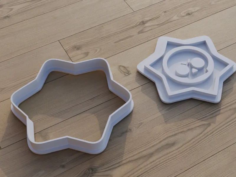 Brawl stars logo cooki cutter Star Anniversaire