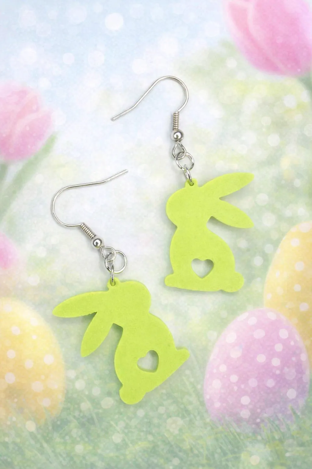 Bunny Earrings – Playful Spring Dangle Jewellery view 2
