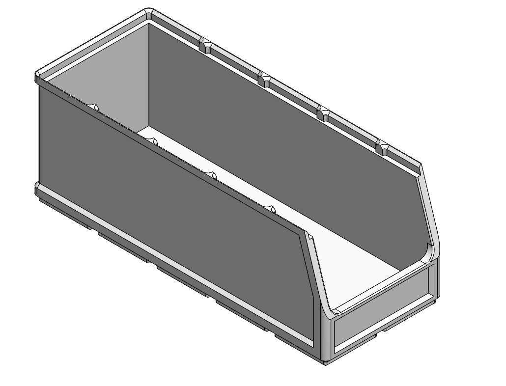 Miniatura 8 do modelo 3D Stackable Parts Bin, Gridfinity