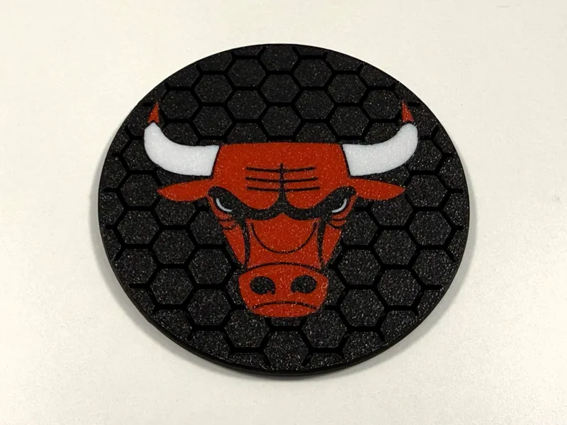 Chicago Bulls Hex Coaster
