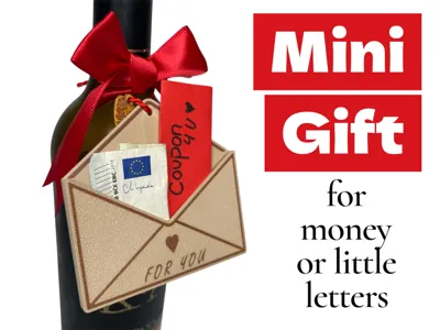 Money gift envelope for gift cards