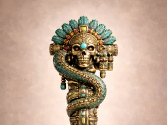 Aztec Serpent Scepte