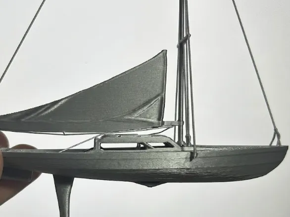 miniature model of a sailboat (perfect toy)