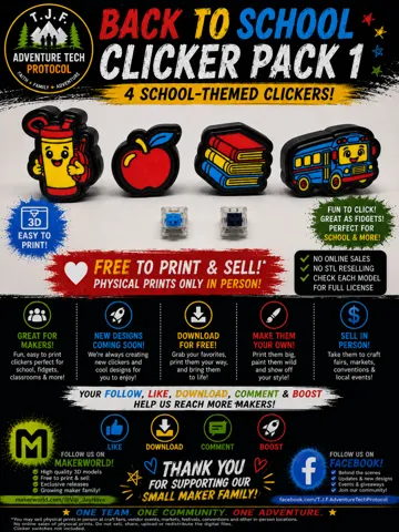 Objeto manipulable: Back 2 School Pack1 Clickers FREE TO SELL — vista de referencia 2