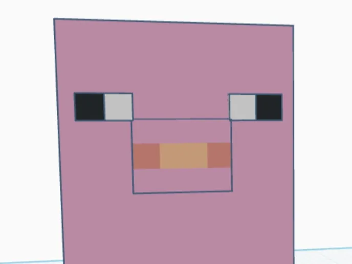 Minecraft Pig Pen holder or cup