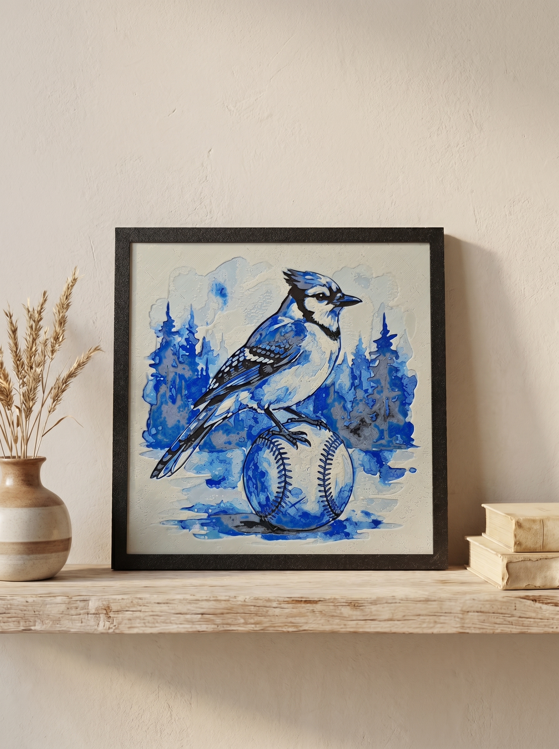 Miniatura 2 do modelo 3D Blue Jay Baseball - Hueforge 