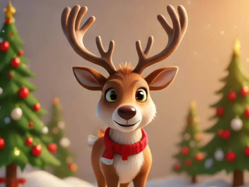 Reindeer Fridge Magnets
