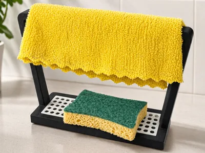 Cloth & Sponge Drain/Organizer for narrow spaces