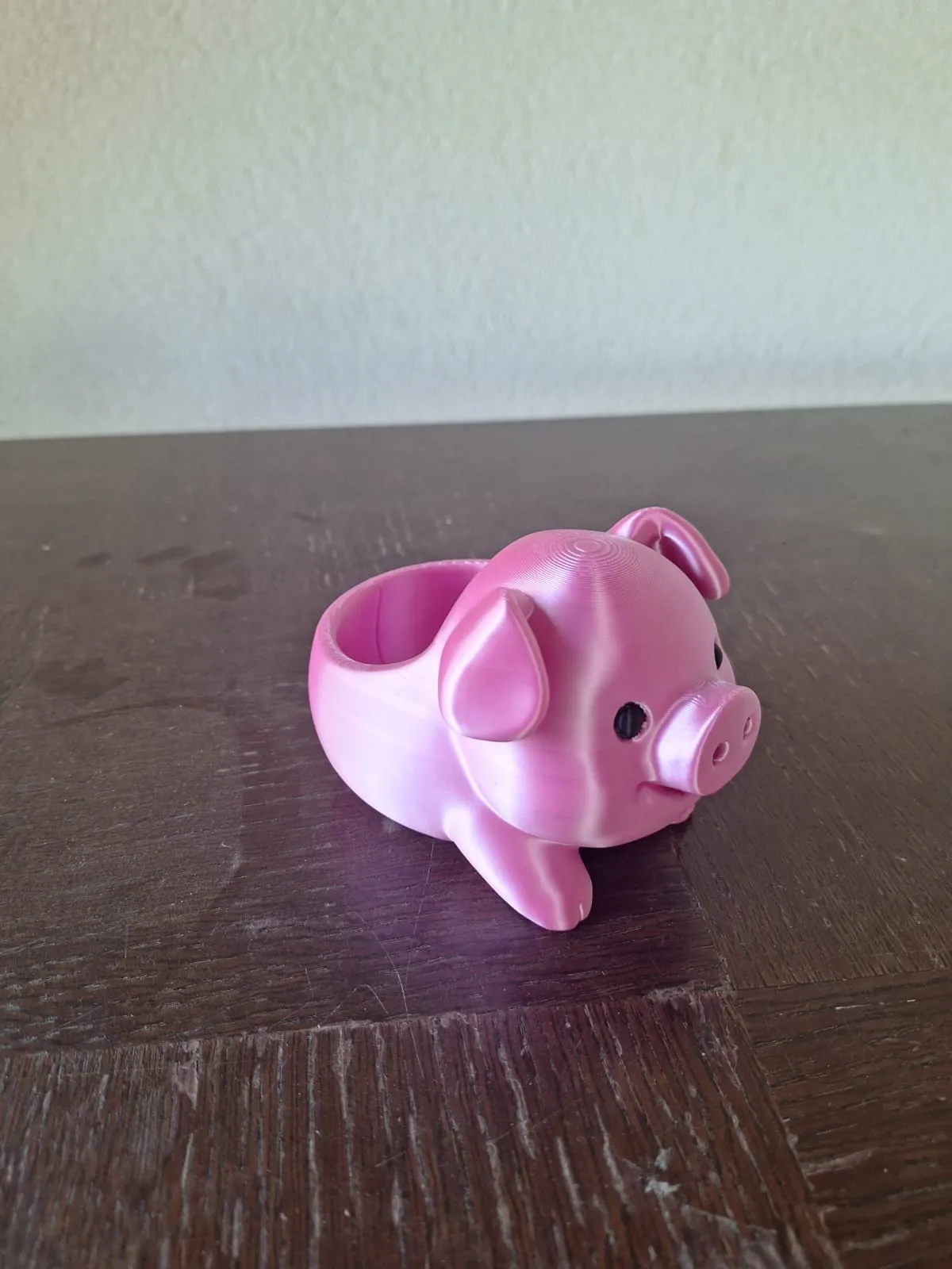 Cute Piggy Succulent Planter view 4