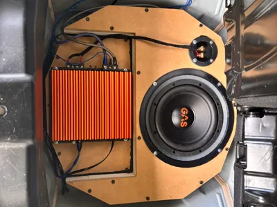 8" ported subbox for spare-wheel compartment