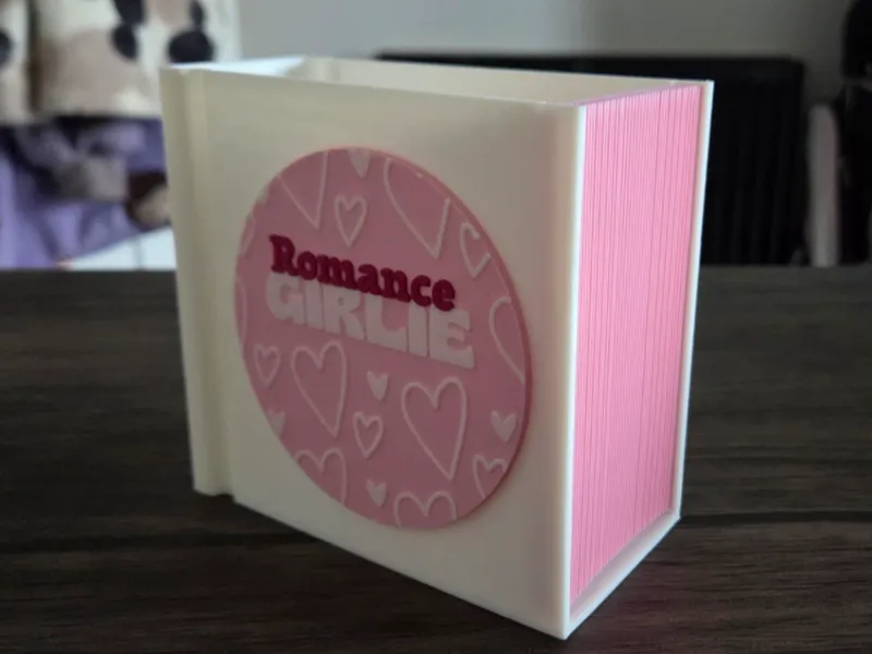 Romance Girlie Book Style Bookmark Holder 