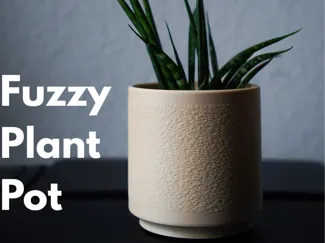Fuzzy Plant Pot