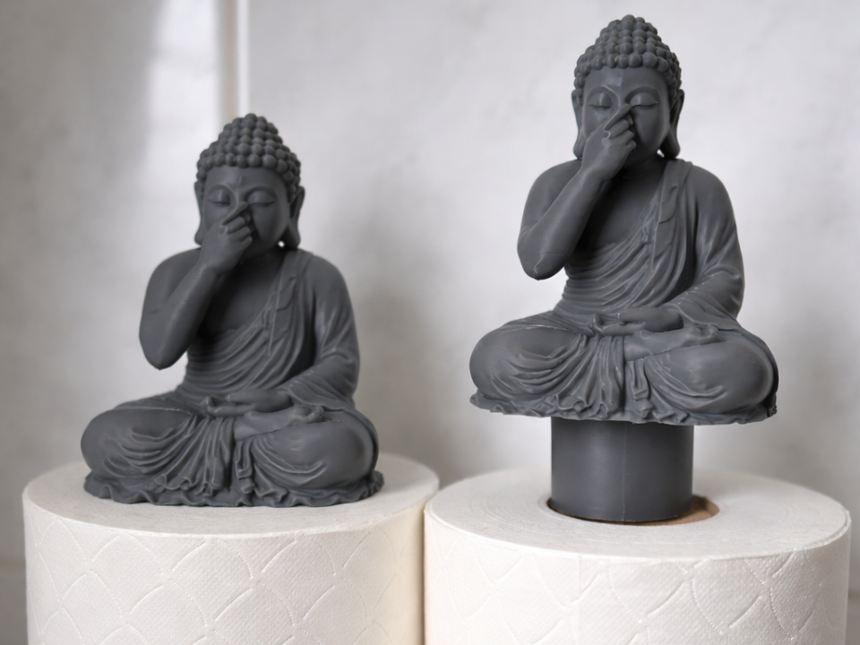 Buddha WC Rolle einsatz
