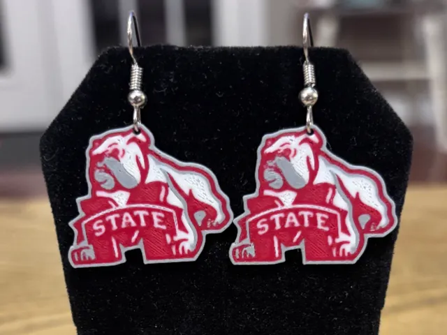 Mississippi State Earrings