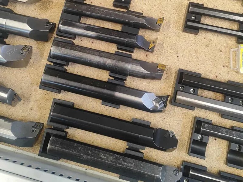 Boring bar lathe organizer size from 12 to 60