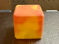 0.2mm adaptive layer, 1 wall, 3% gyroid infill, TPU95A