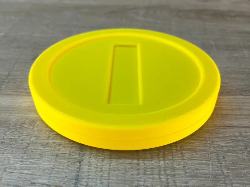 100mm Game Coin – Fuzzy Skin & Clean Versions