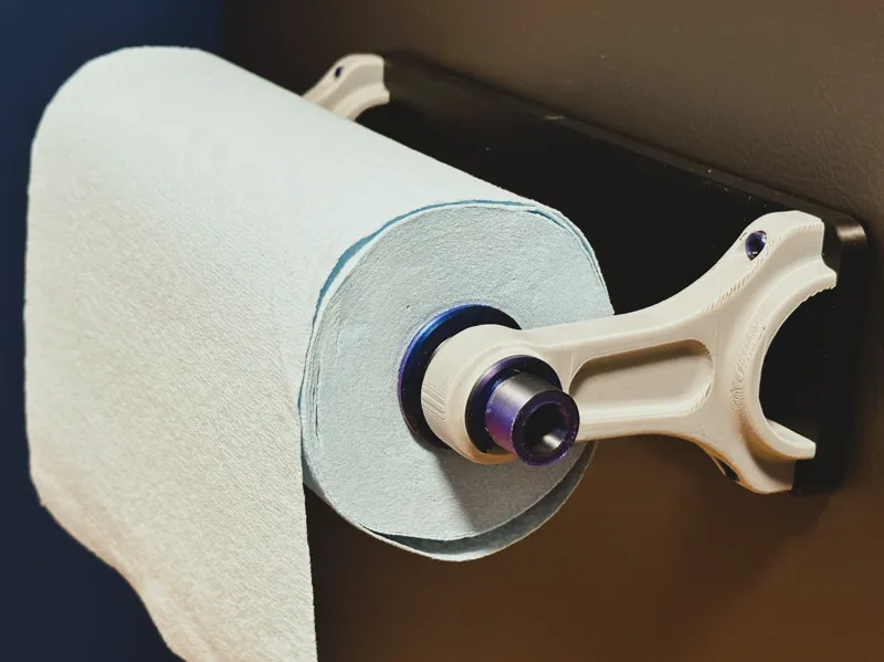 STUBBY ROD PAPER TOWEL HOLDER