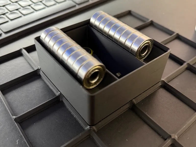 Gridfinity 2×2 Bearing Storage Bin 608ZZ Bearings